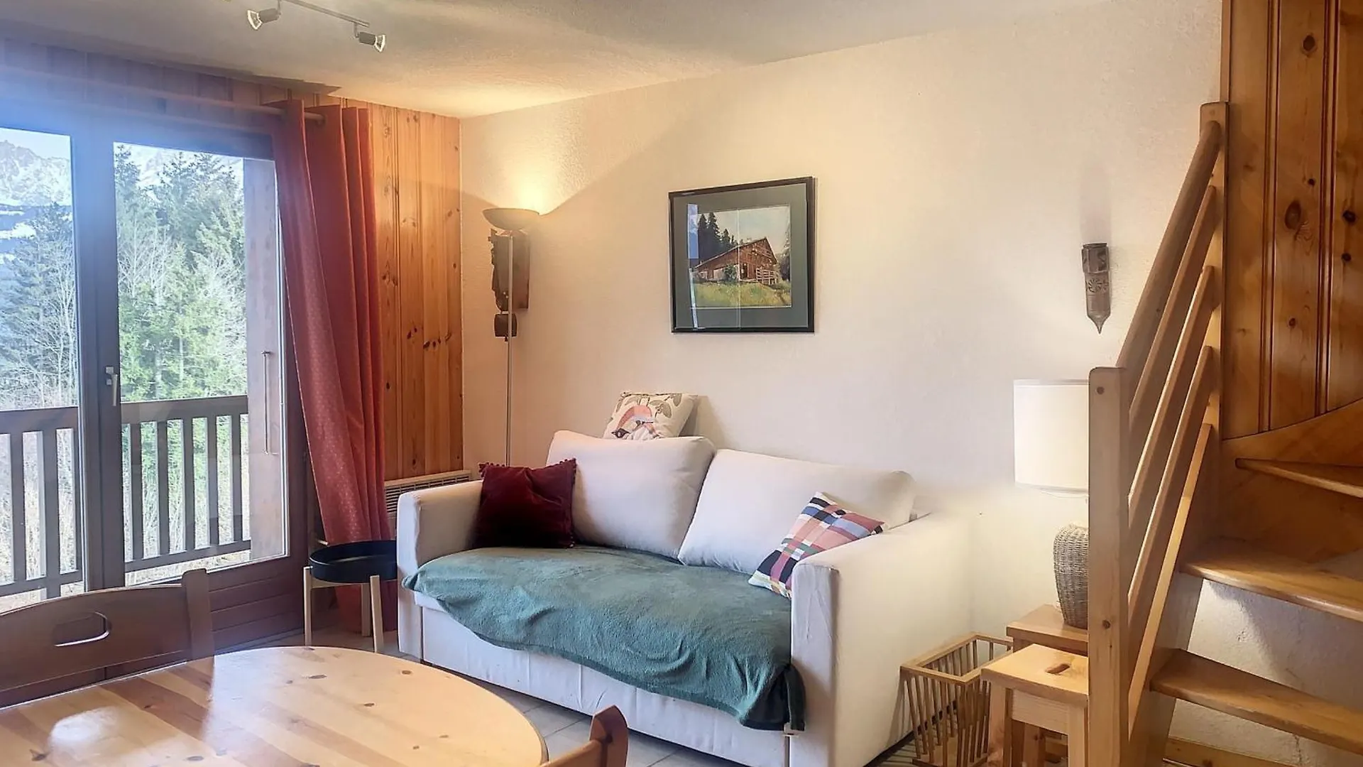 Apartment Duplex 3 Pieces Au Coeur De Combloux, Proche Navette Ski, Balcon Mont Blanc, Parking Et Casier A Skis - Fr-1-560-120